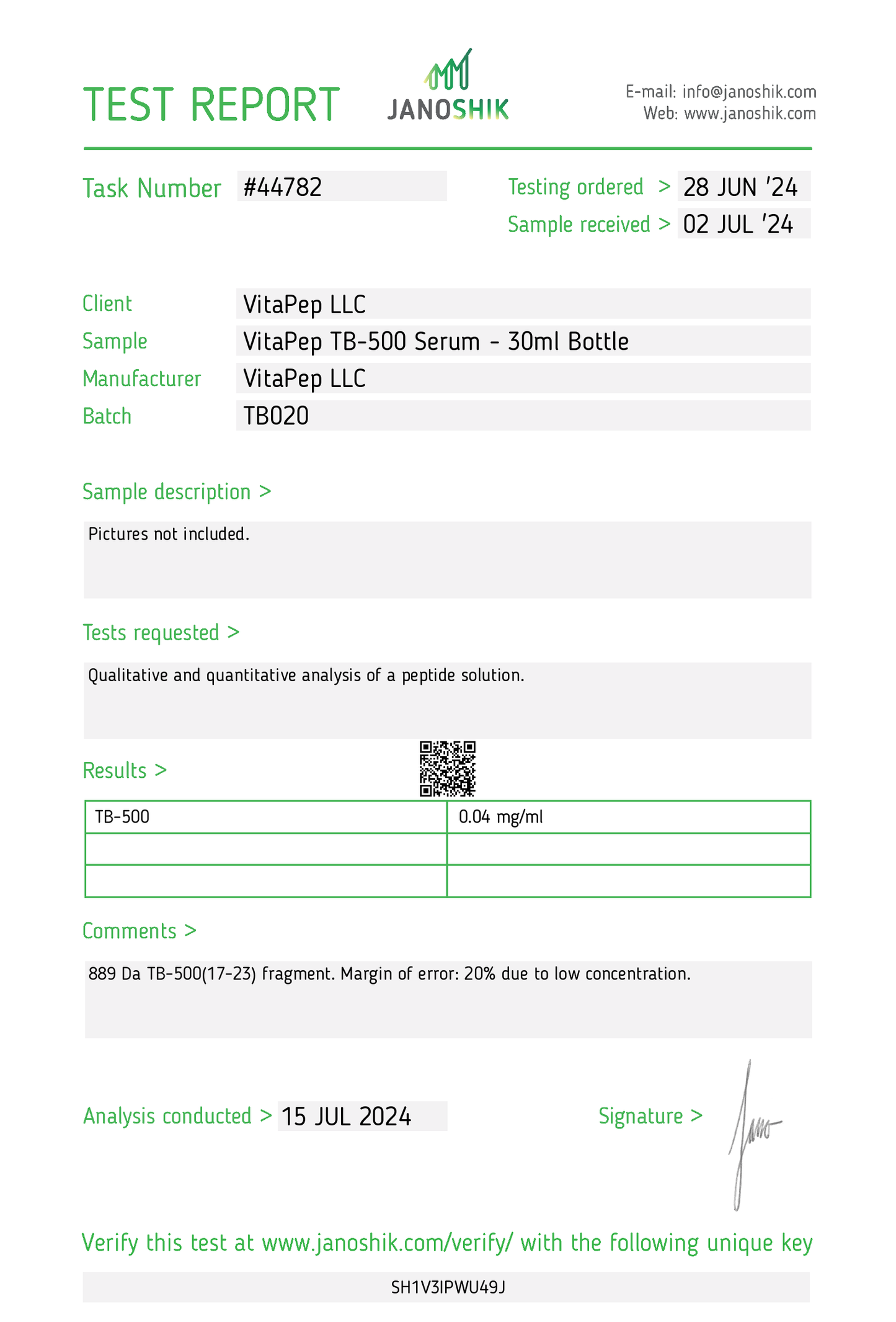 VitaPep Serum+ | Precision TB Delivery Serum