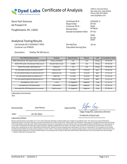 DMSO Serum+ | TB-500 Microdose