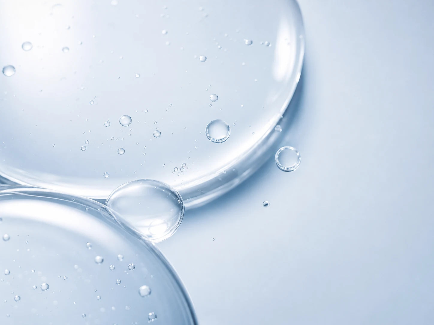 Abstract clear liquid texture representing the listed carrier